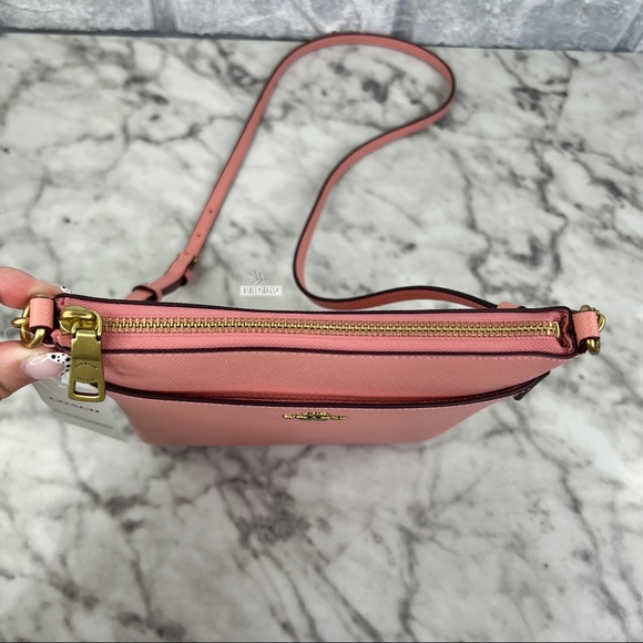 Coach Kitt Messenger Crossbody In Candy Pink - Picture 5 of 11